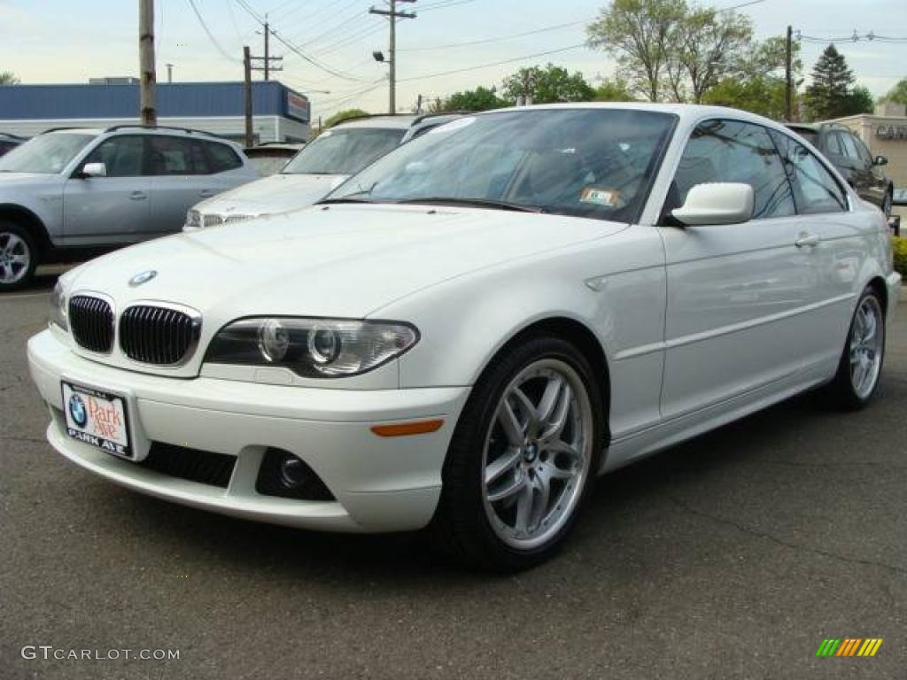 2006 3 Series 330i Coupe - Alpine White / Sand photo #4