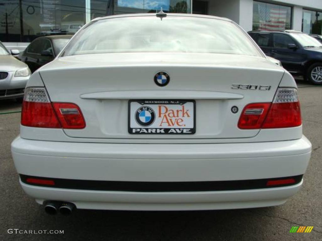 2006 3 Series 330i Coupe - Alpine White / Sand photo #7
