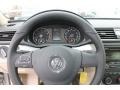 Cornsilk Beige Steering Wheel Photo for 2014 Volkswagen Passat #84995996