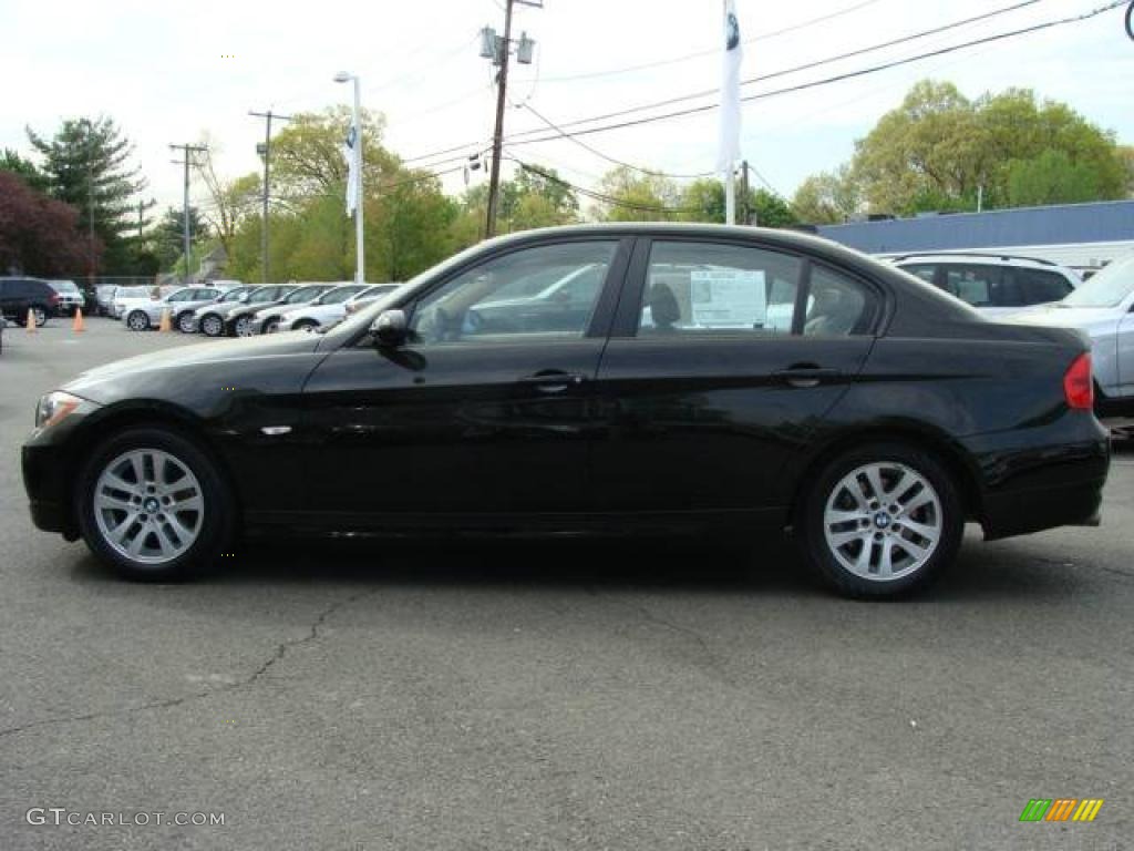 2006 3 Series 325xi Sedan - Jet Black / Beige photo #5