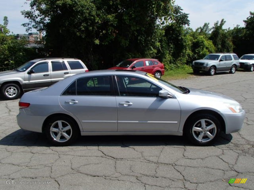 2004 Accord EX Sedan - Satin Silver Metallic / Black photo #1