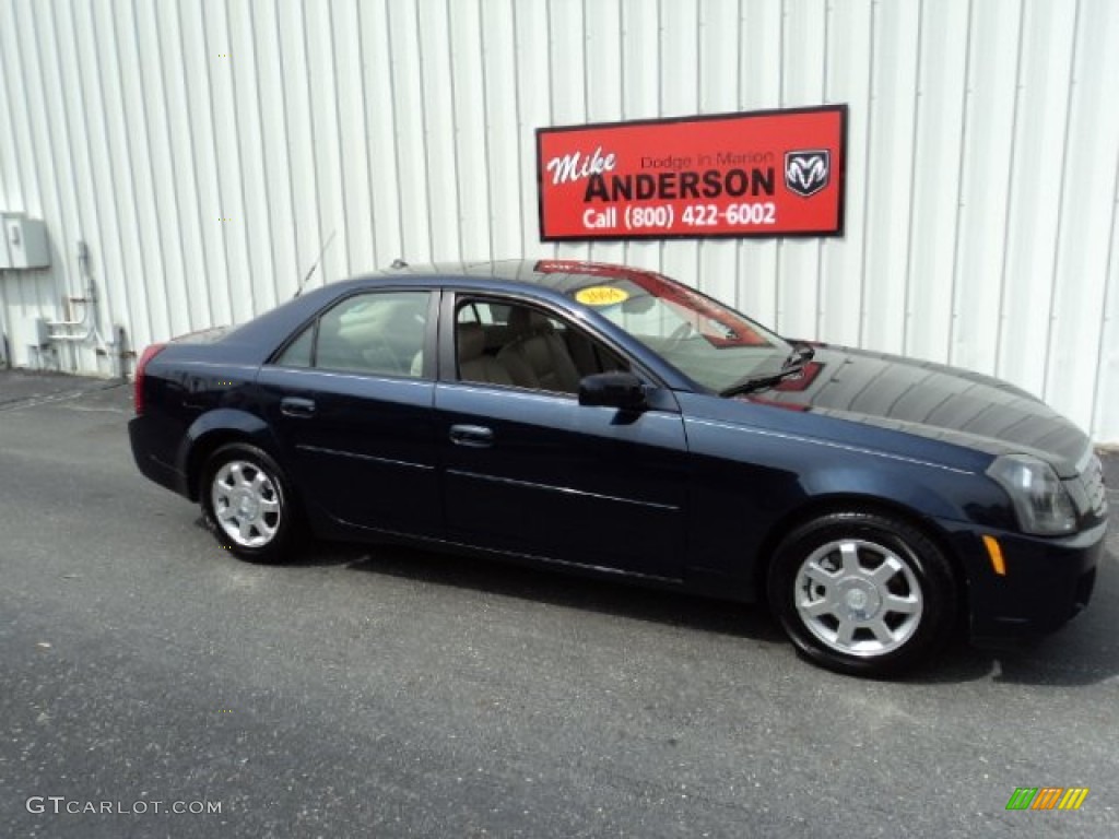 2004 CTS Sedan - Blue Chip / Light Neutral photo #2