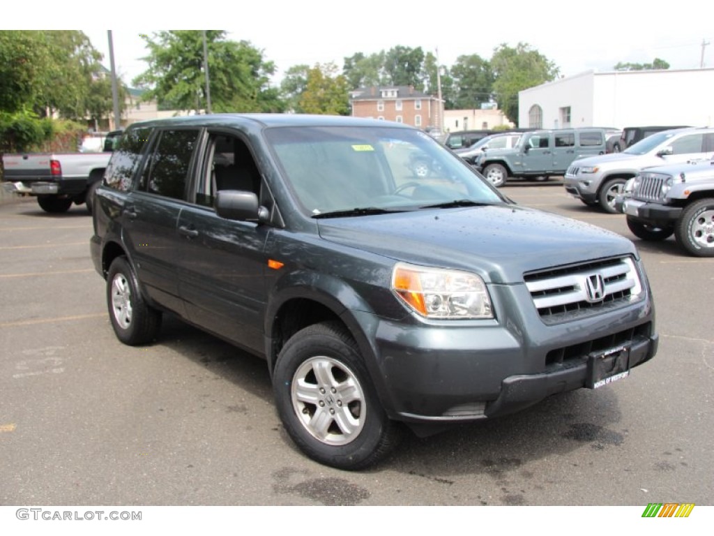 2006 Pilot LX 4WD - Steel Blue Metallic / Gray photo #3