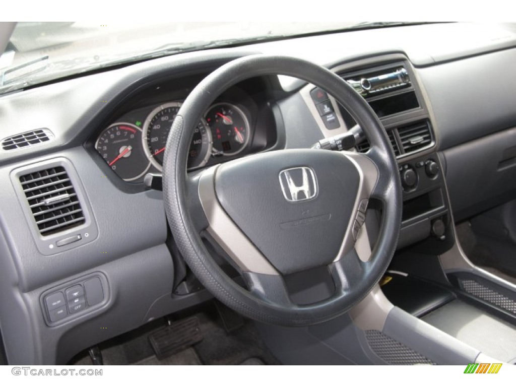 2006 Pilot LX 4WD - Steel Blue Metallic / Gray photo #5