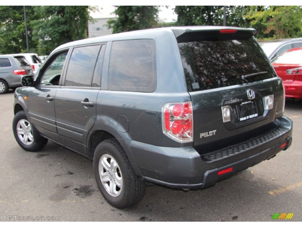 2006 Pilot LX 4WD - Steel Blue Metallic / Gray photo #10