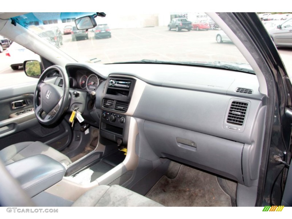 2006 Pilot LX 4WD - Steel Blue Metallic / Gray photo #13