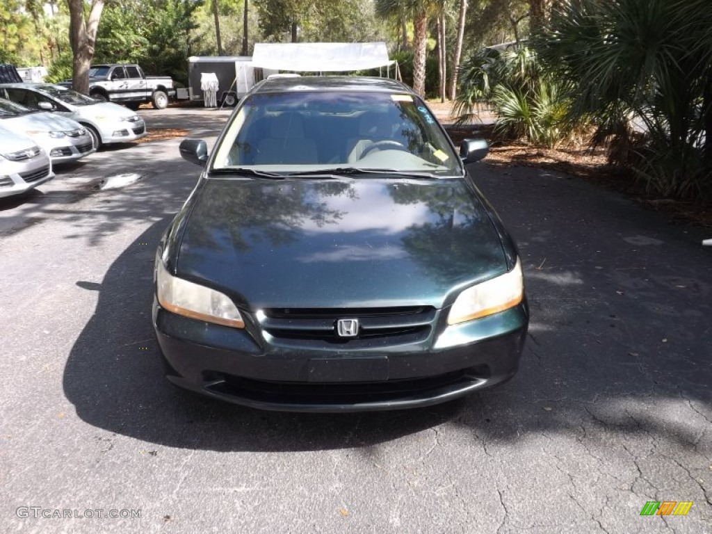 2000 Accord LX Sedan - Dark Emerald Pearl / Quartz photo #2