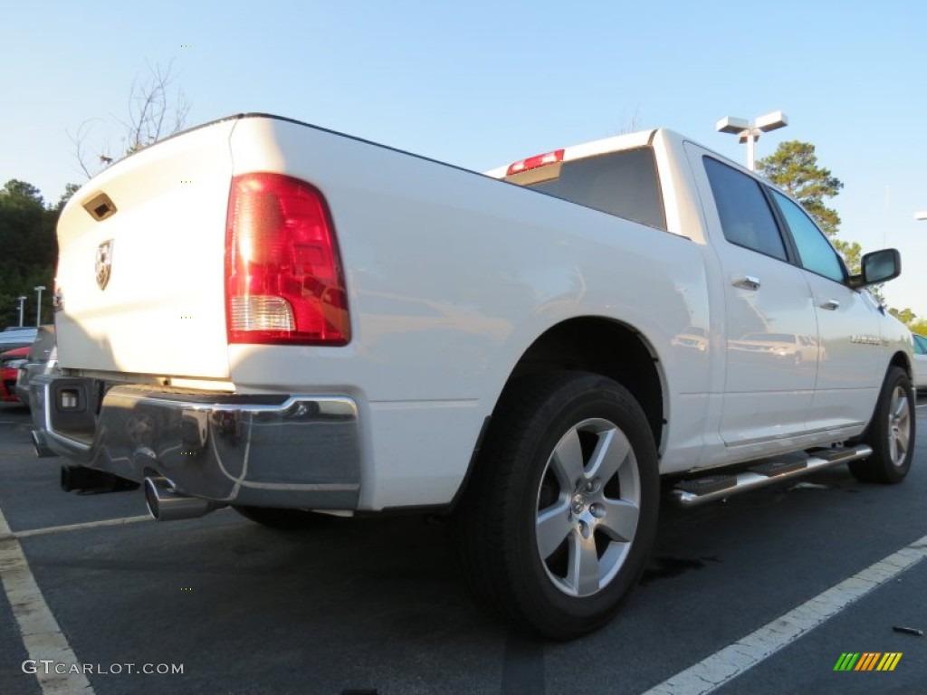 2012 Ram 1500 Big Horn Crew Cab - Bright White / Dark Slate Gray/Medium Graystone photo #3