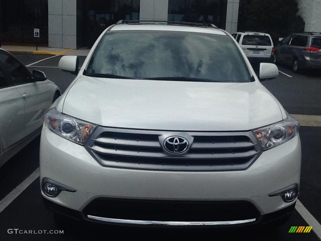 2013 Highlander Limited 4WD - Blizzard White Pearl / Ash photo #1