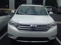 2013 Blizzard White Pearl Toyota Highlander Limited 4WD  photo #1