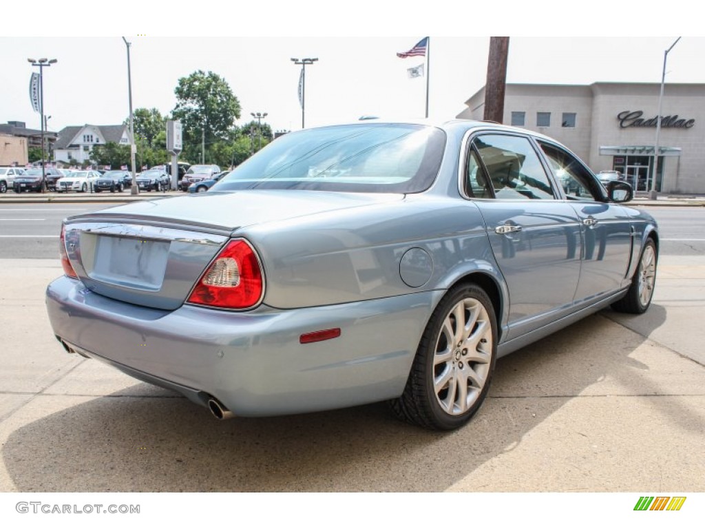 2008 XJ XJ8 L - Frost Blue Metallic / Dove/Granite photo #6