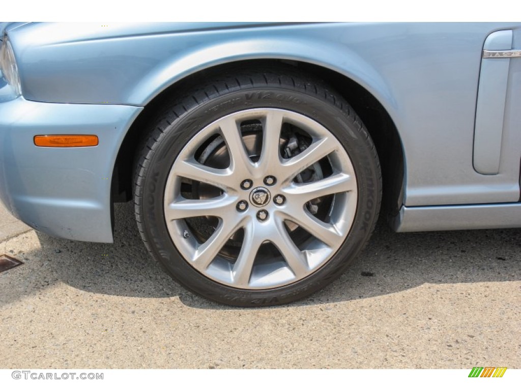 2008 XJ XJ8 L - Frost Blue Metallic / Dove/Granite photo #9