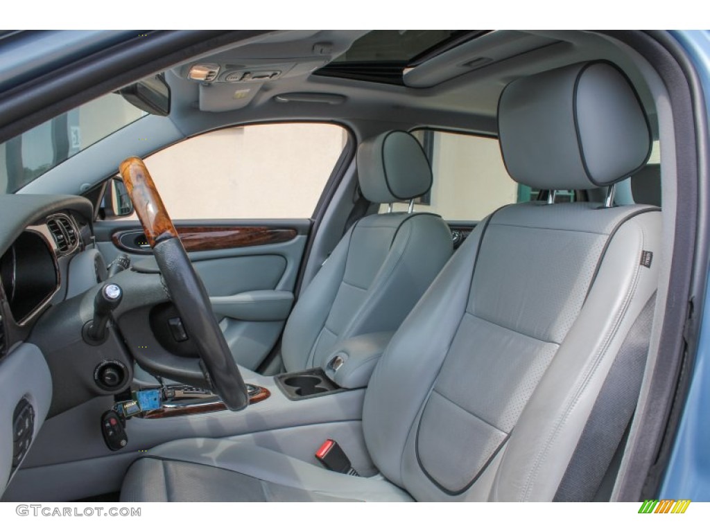 2008 XJ XJ8 L - Frost Blue Metallic / Dove/Granite photo #21