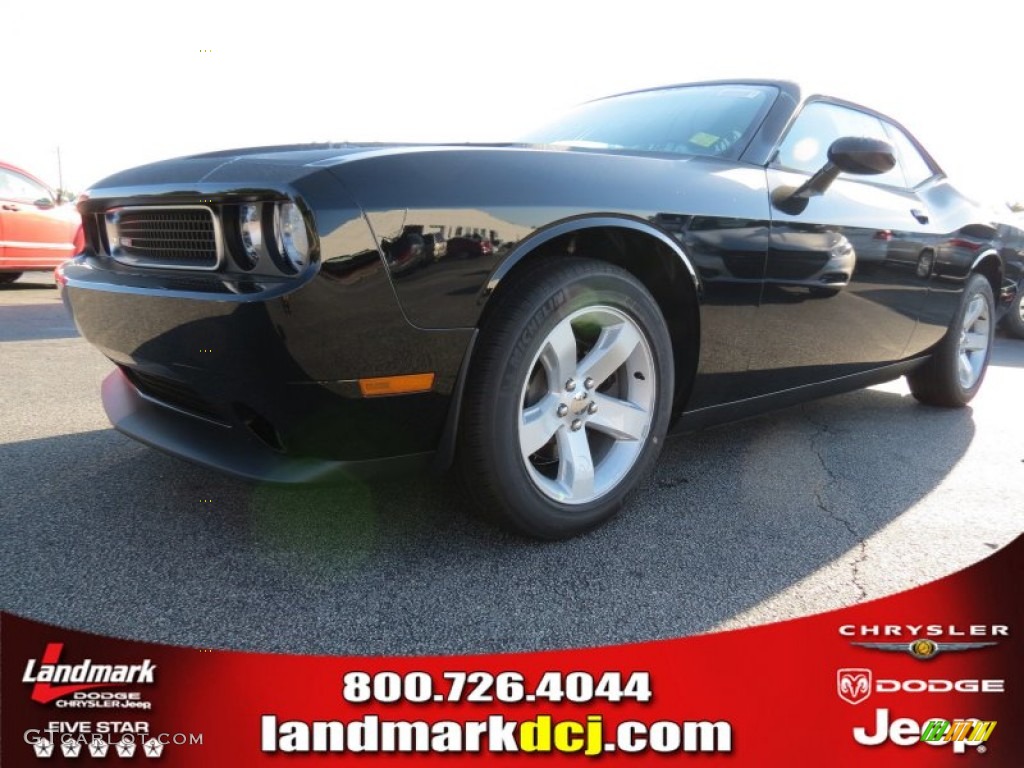 2014 Challenger SXT - Black / Dark Slate Gray photo #1