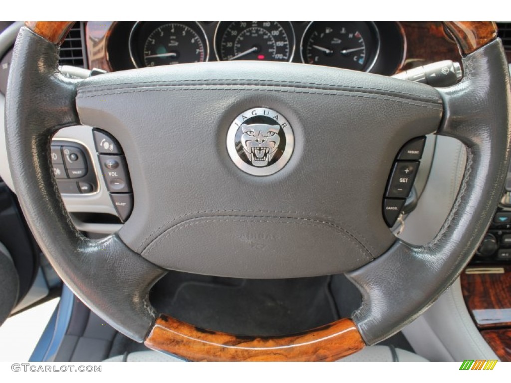 2008 XJ XJ8 L - Frost Blue Metallic / Dove/Granite photo #26