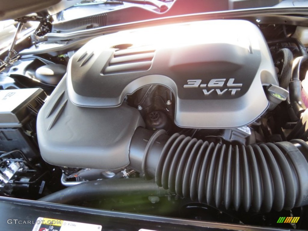 2014 Dodge Challenger SXT 3.6 Liter DOHC 24-Valve VVT Pentastar V6 Engine Photo #85003537