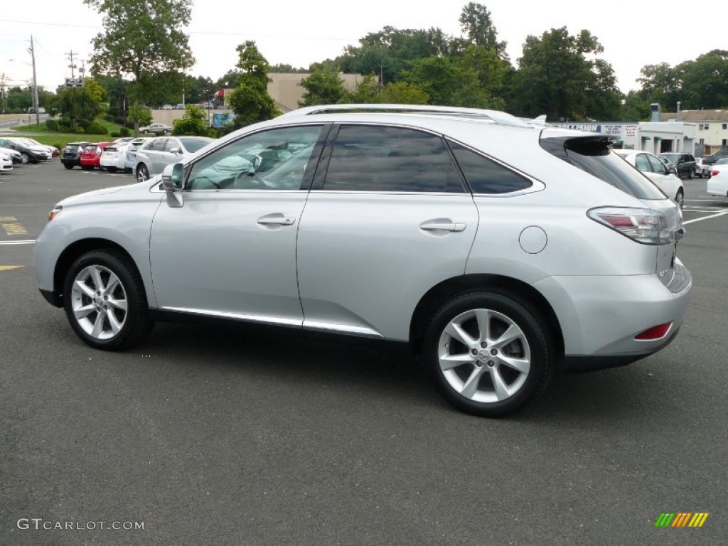 2010 RX 350 AWD - Tungsten Silver Pearl / Black/Brown Walnut photo #7