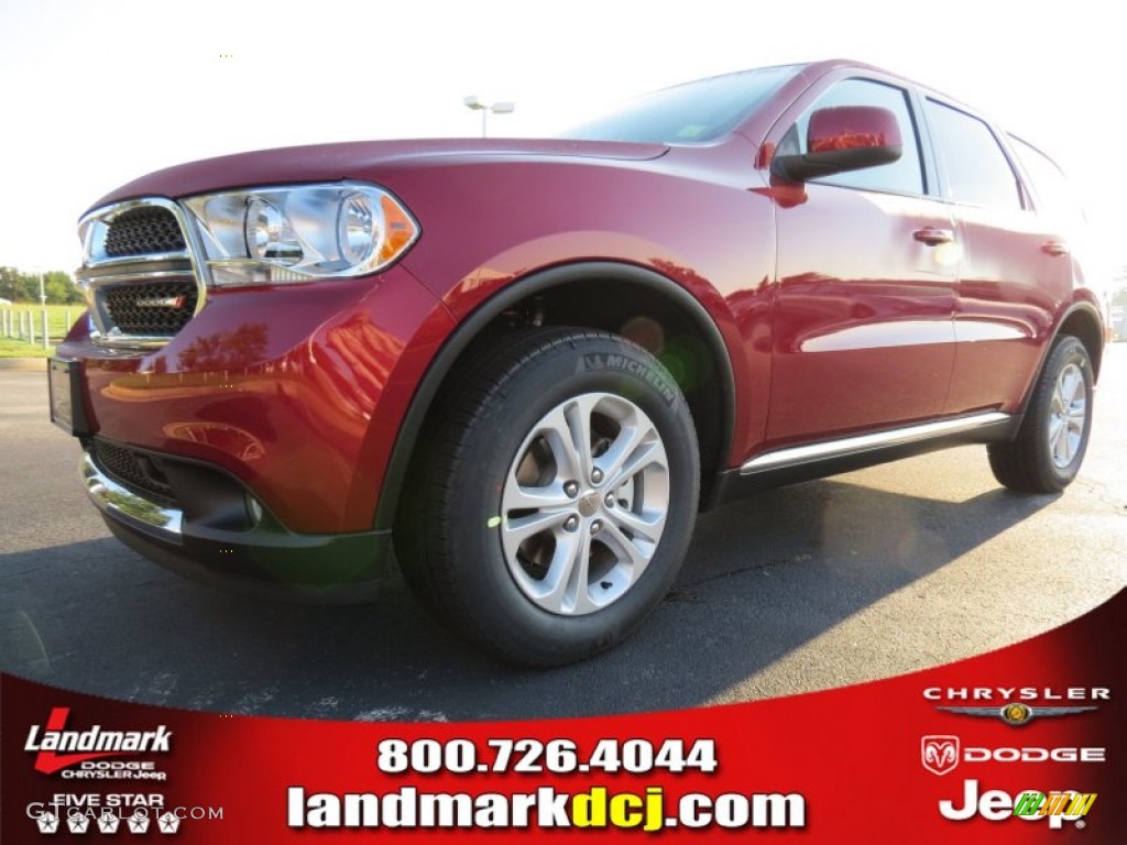 Deep Cherry Red Crystal Pearl Dodge Durango