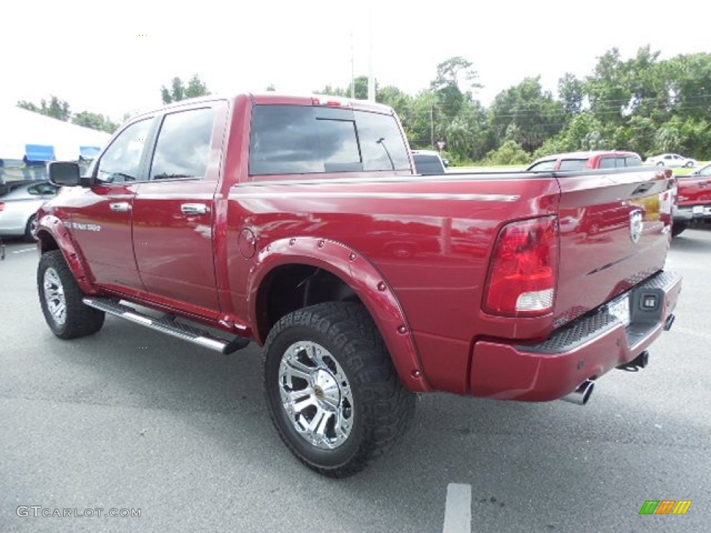 2011 Ram 1500 Sport Crew Cab 4x4 - Deep Cherry Red Crystal Pearl / Dark Slate Gray photo #3