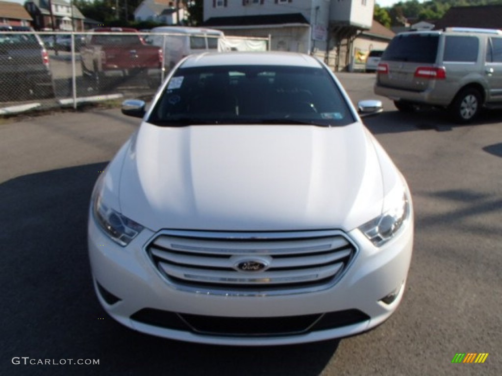 2013 Taurus Limited - White Platinum Tri-Coat / Charcoal Black photo #2