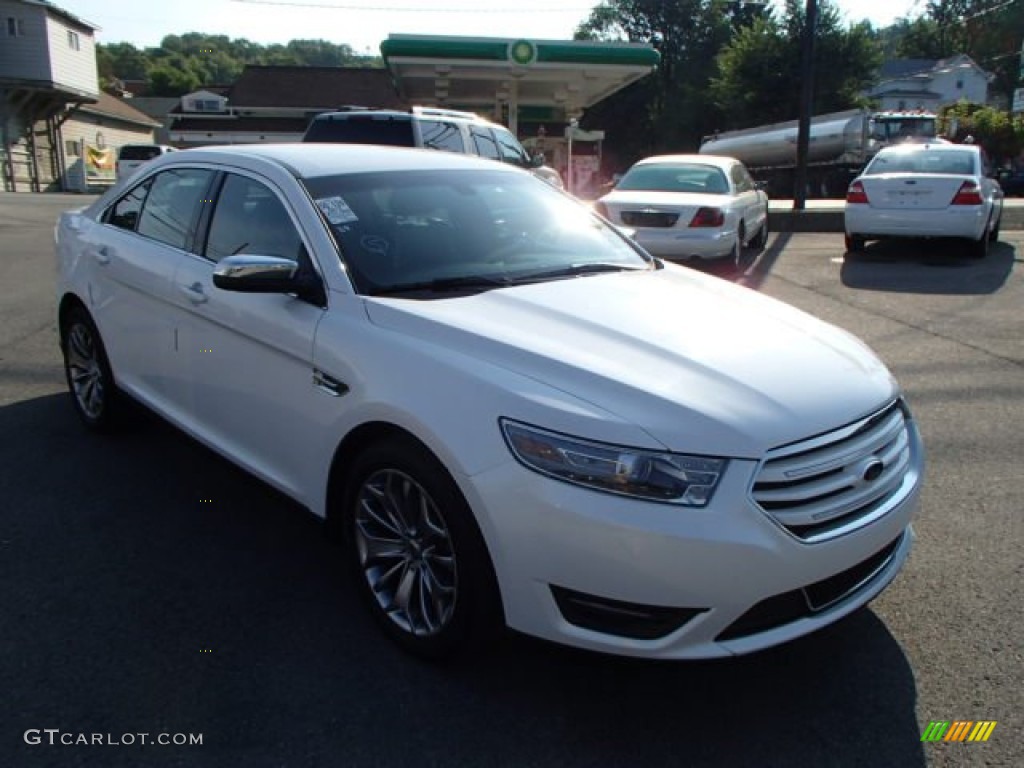 2013 Taurus Limited - White Platinum Tri-Coat / Charcoal Black photo #3