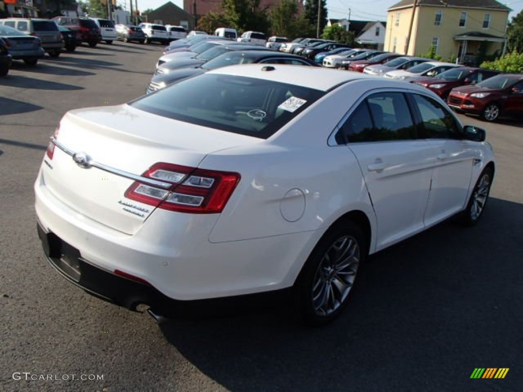 2013 Taurus Limited - White Platinum Tri-Coat / Charcoal Black photo #4