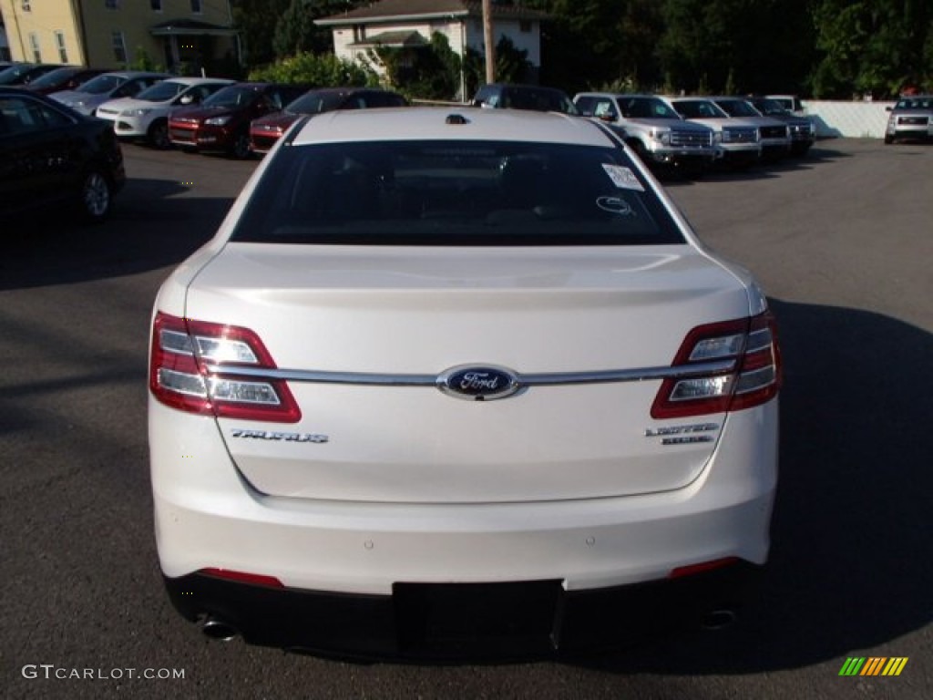 2013 Taurus Limited - White Platinum Tri-Coat / Charcoal Black photo #5