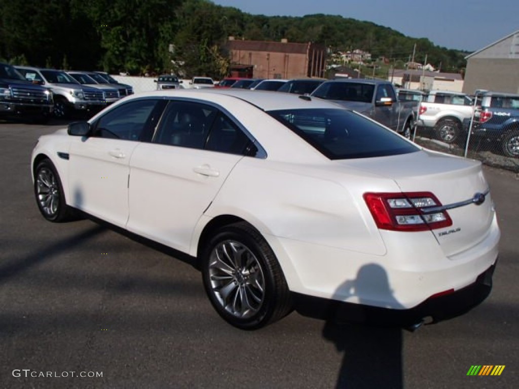 2013 Taurus Limited - White Platinum Tri-Coat / Charcoal Black photo #6