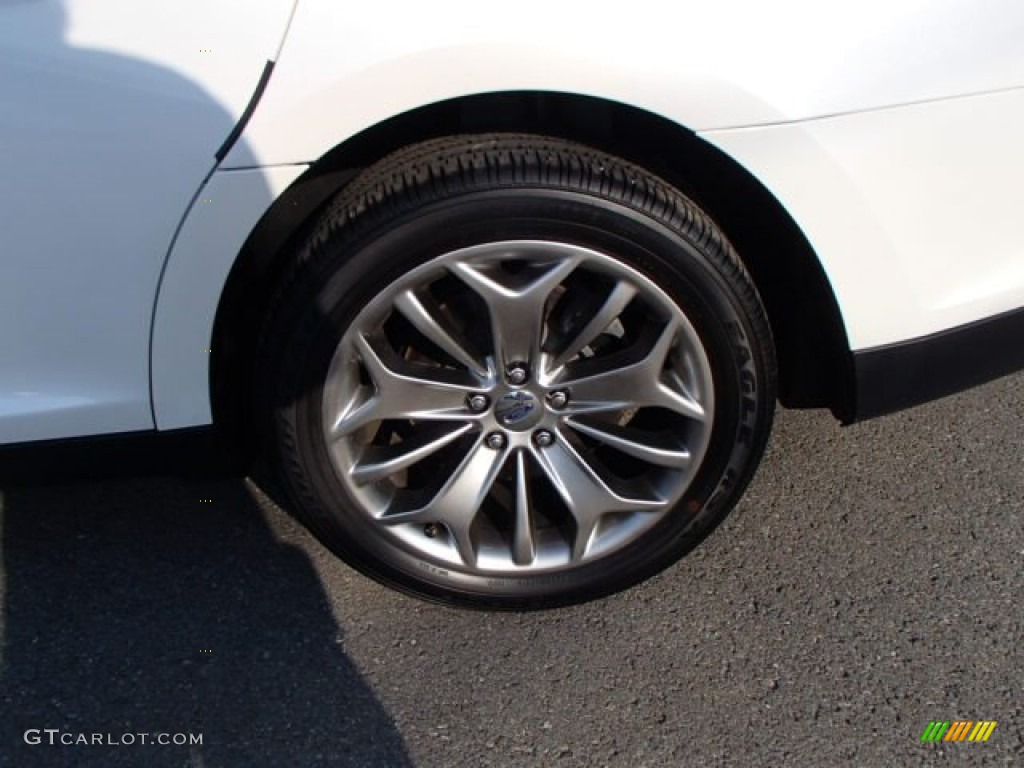 2013 Taurus Limited - White Platinum Tri-Coat / Charcoal Black photo #7