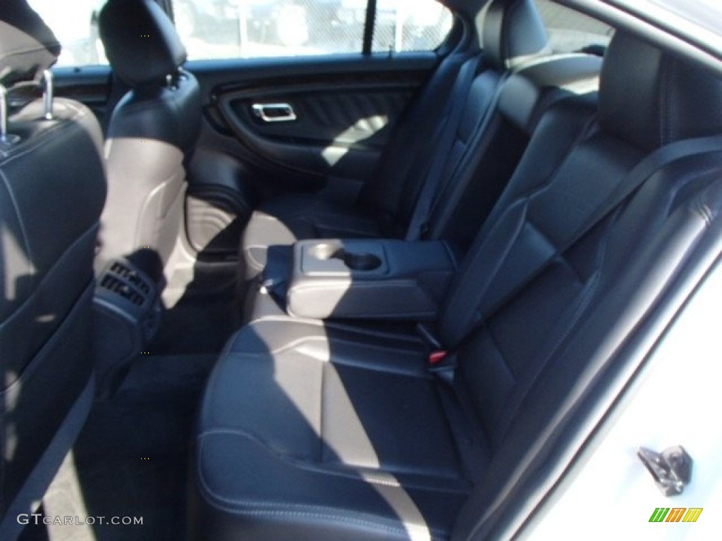 2013 Taurus Limited - White Platinum Tri-Coat / Charcoal Black photo #9
