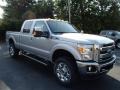 Ingot Silver Metallic - F250 Super Duty Lariat Crew Cab 4x4 Photo No. 3