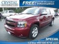 2011 Red Jewel Tintcoat Chevrolet Suburban LT  photo #1