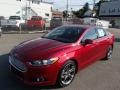 2014 Ruby Red Ford Fusion Titanium  photo #1