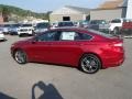 2014 Ruby Red Ford Fusion Titanium  photo #8