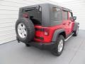 Flame Red - Wrangler Unlimited Rubicon 4x4 Photo No. 4