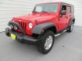 Flame Red - Wrangler Unlimited Rubicon 4x4 Photo No. 7