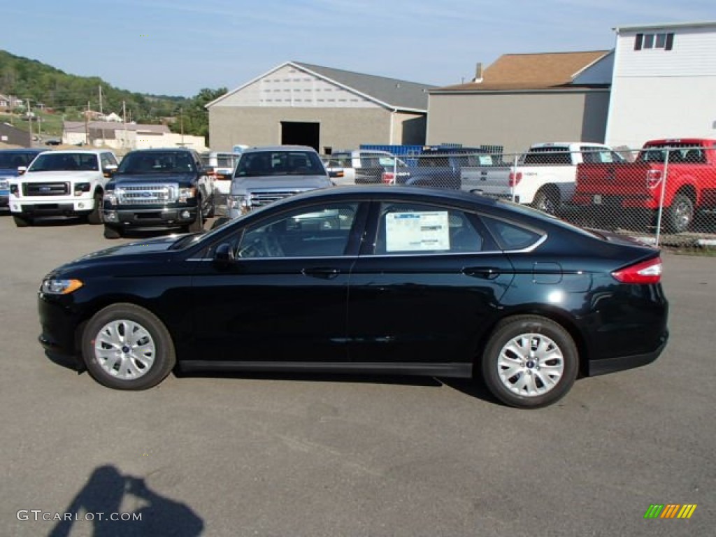 Dark Side 2014 Ford Fusion S Exterior Photo #85010608
