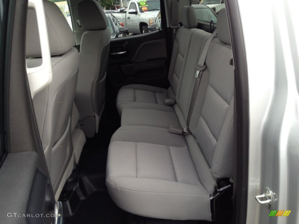 Jet Black/Dark Ash Interior 2014 Chevrolet Silverado 1500 WT Double Cab Photo #85010810
