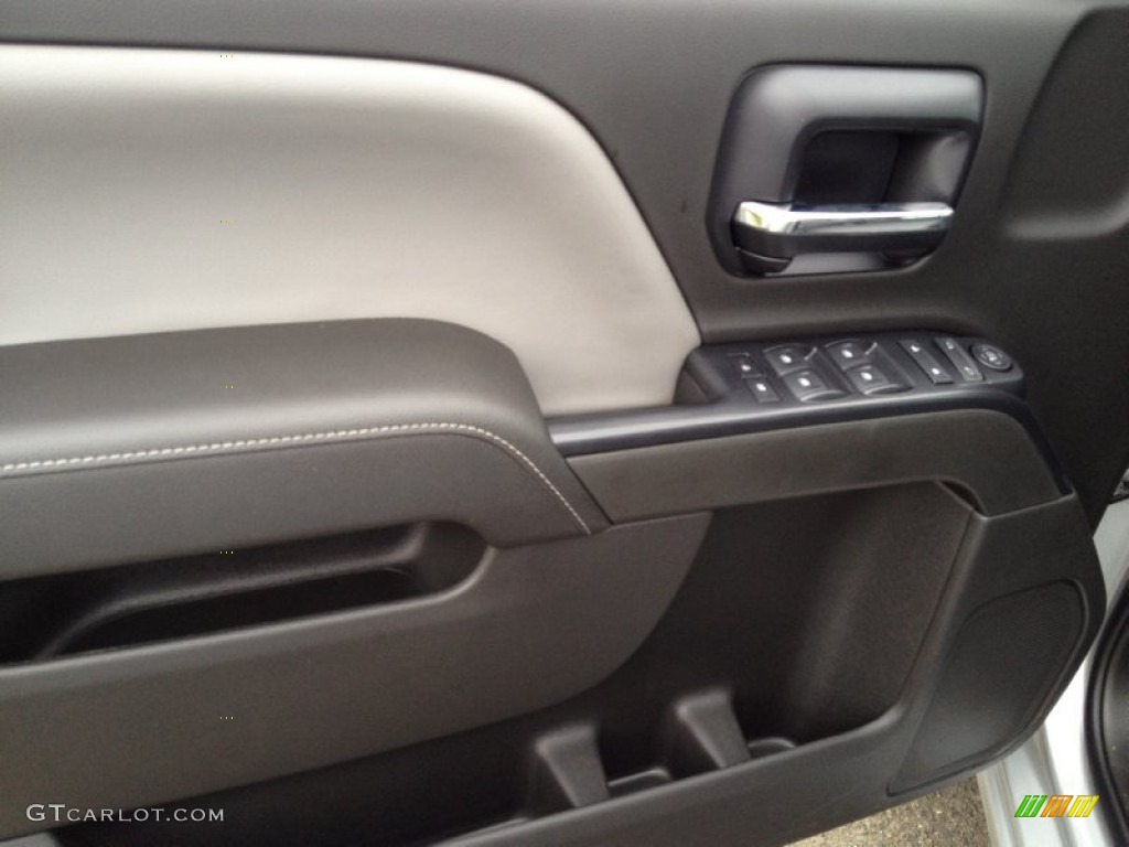 2014 Silverado 1500 WT Double Cab - Silver Ice Metallic / Jet Black/Dark Ash photo #8