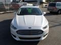 2013 White Platinum Metallic Tri-coat Ford Fusion Hybrid SE  photo #2