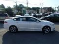 2013 White Platinum Metallic Tri-coat Ford Fusion Hybrid SE  photo #4