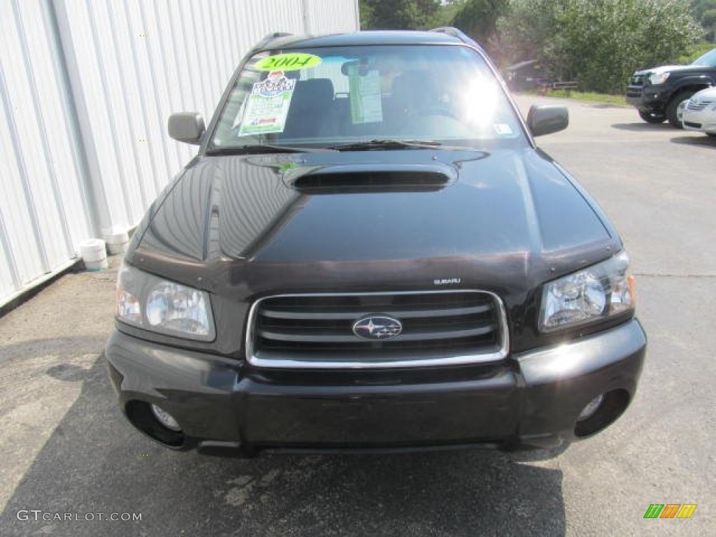 2004 Forester 2.5 XT - Java Black Pearl / Black photo #8