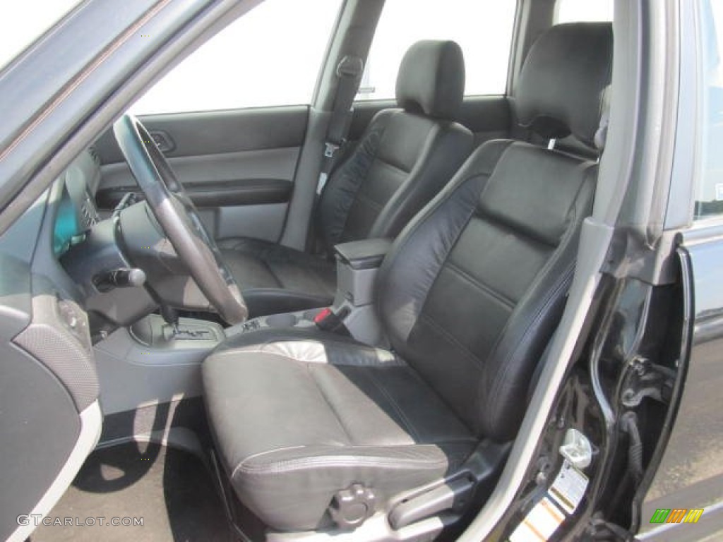 2004 Forester 2.5 XT - Java Black Pearl / Black photo #12