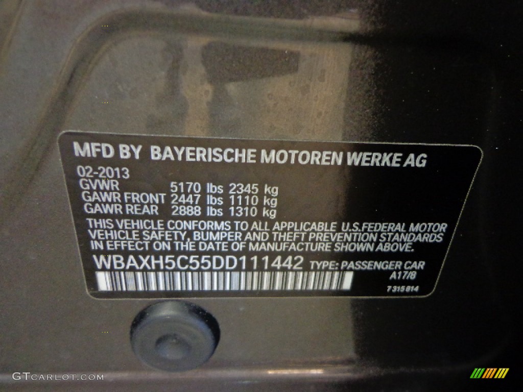 2013 5 Series 528i xDrive Sedan - Mojave Metallic / Black photo #31
