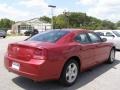 2008 Inferno Red Crystal Pearl Dodge Charger R/T  photo #3