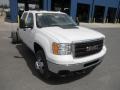 Summit White 2014 GMC Sierra 3500HD Crew Cab 4x4 Dually Chassis Exterior