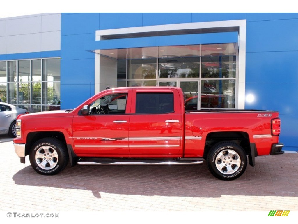 2014 Silverado 1500 LTZ Z71 Crew Cab 4x4 - Victory Red / Jet Black photo #13