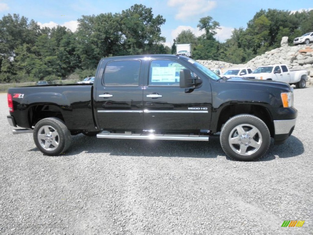 2014 Sierra 2500HD SLE Crew Cab 4x4 - Onyx Black / Ebony photo #1