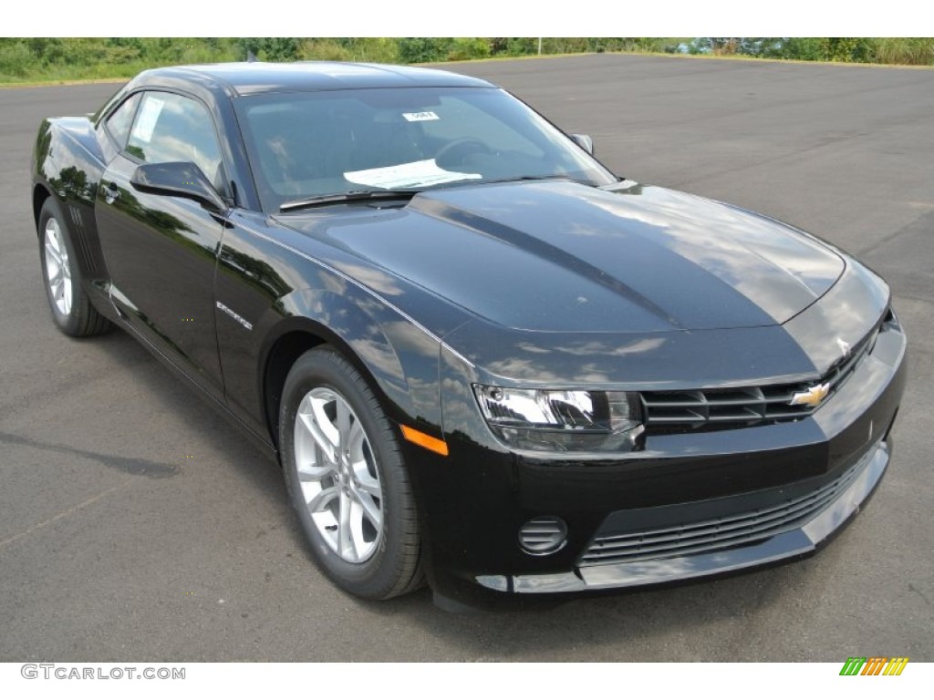 2014 Camaro LS Coupe - Black / Black photo #1