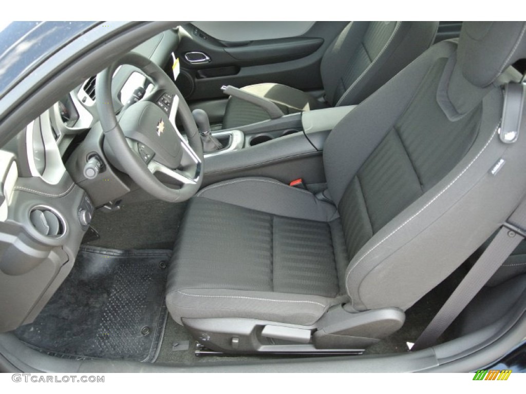 Black Interior 2014 Chevrolet Camaro LS Coupe Photo #85017881